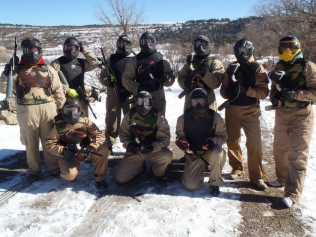  Prepared for the paintball battle 